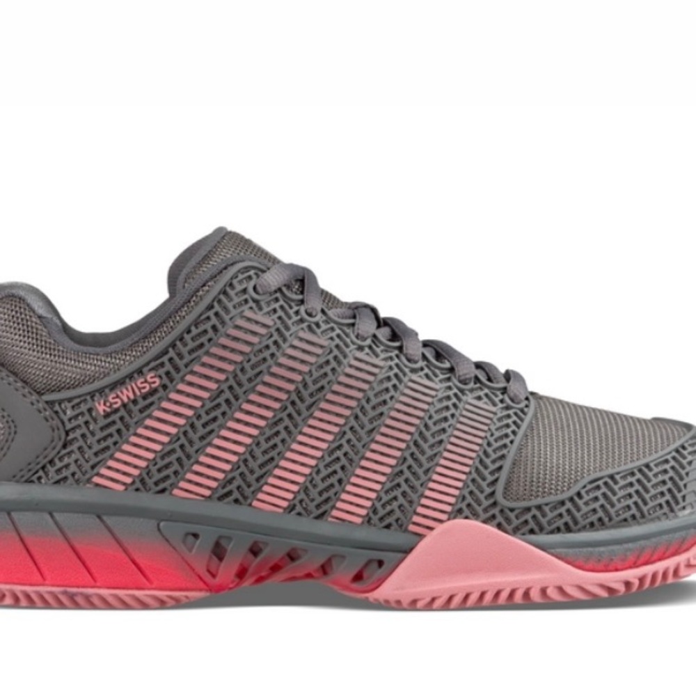 K Swiss Women Tennis Shoes Grey Pink Size 9